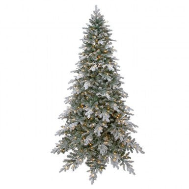 7.5' X 59" D Tree Snowtip Aspen LED 650L 1377T
