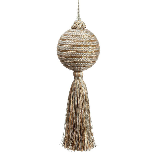 8" Ornament Beaded Cord Tassel