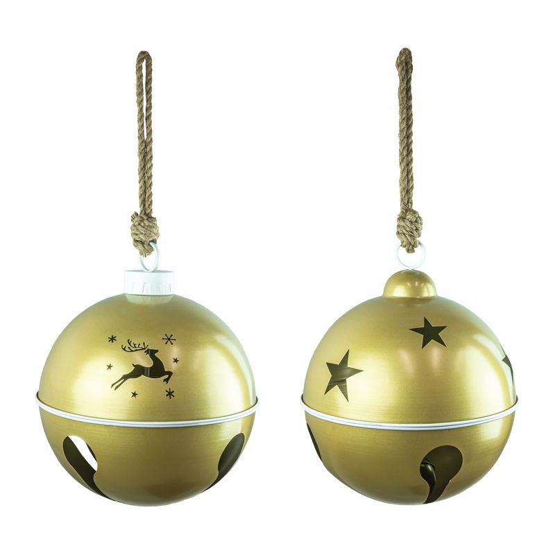 Giant Gold Round Bell 2 ASST
