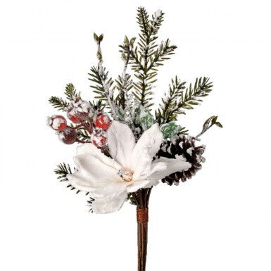 20" Snow Magnolia Pine Bush