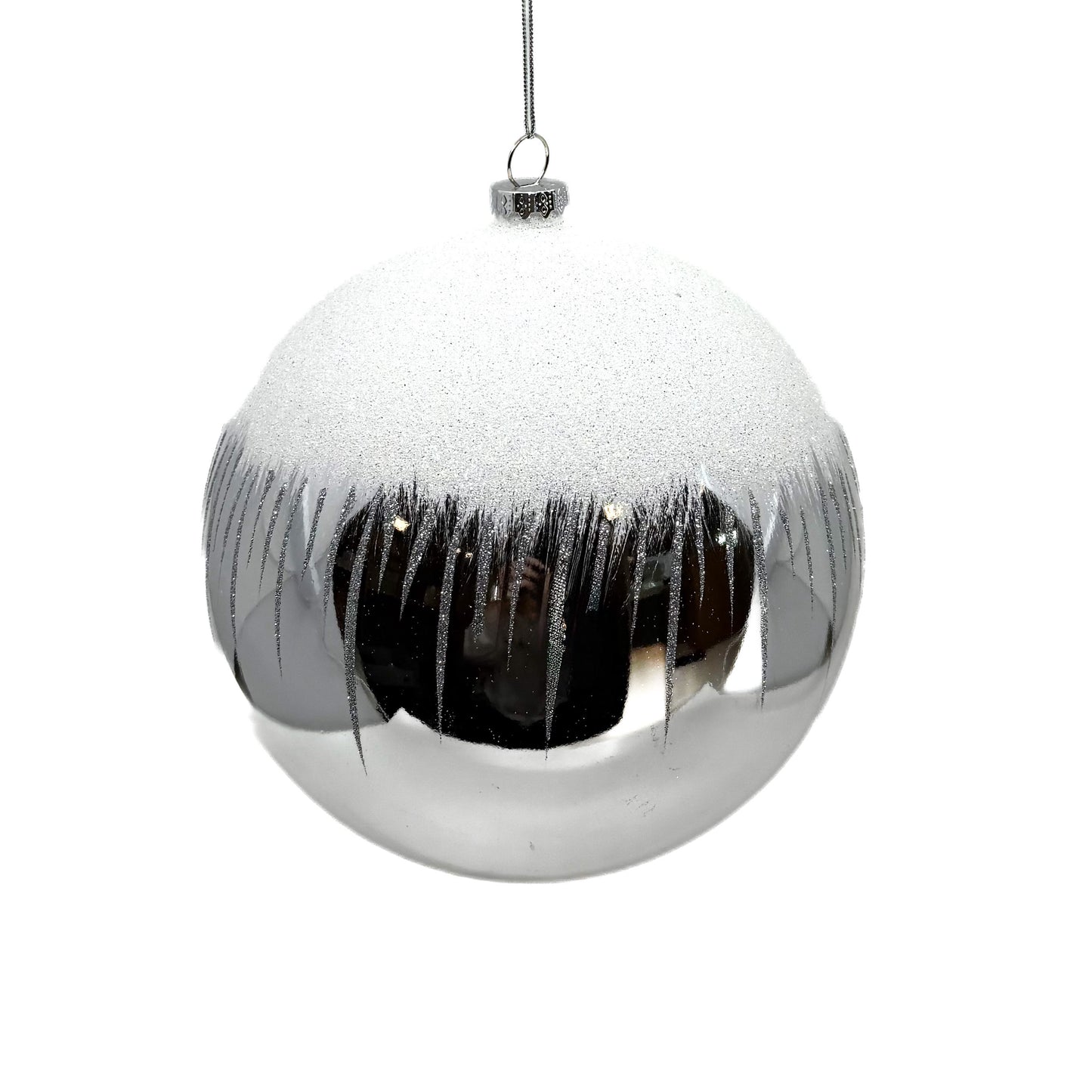 200Mm Snowdrip Vp Ball Ornament