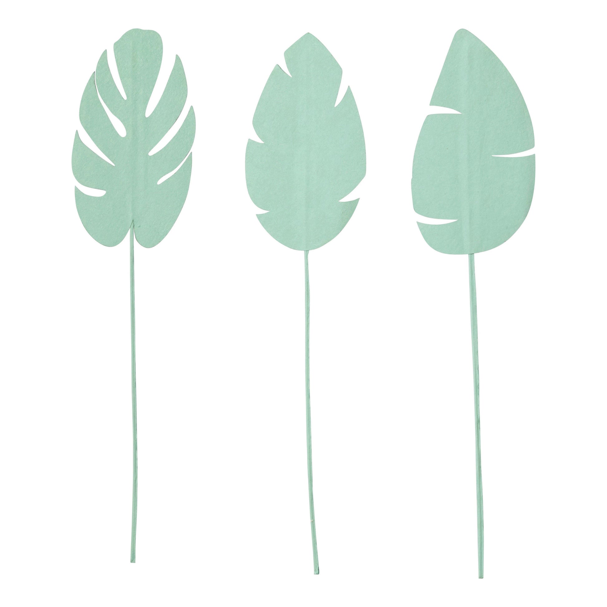 24"H Paper Leaf Pick, Mint
